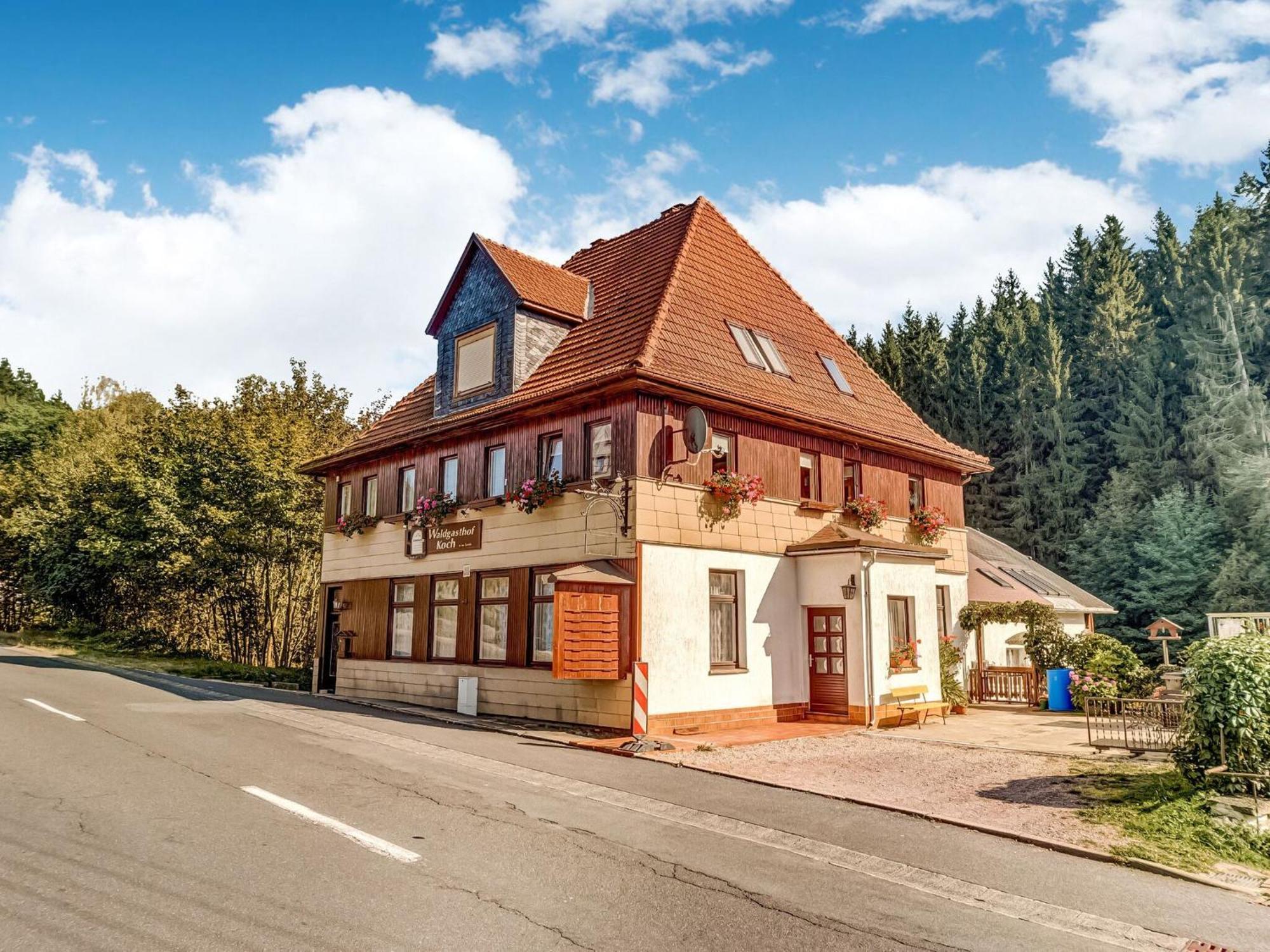 Apartment Thuringian Forest With Balcony Gießübel Eksteriør bilde