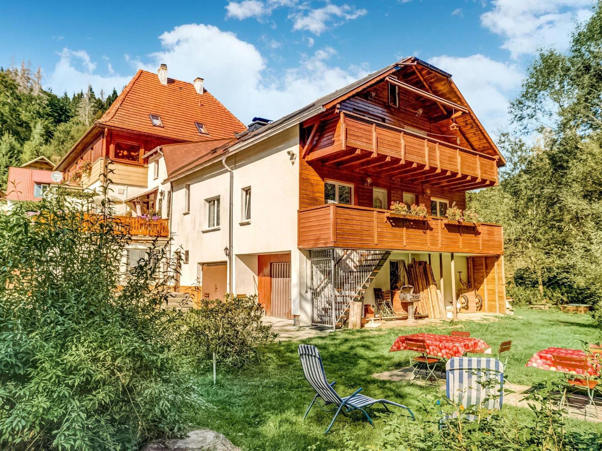 Apartment Thuringian Forest With Balcony Gießübel Eksteriør bilde